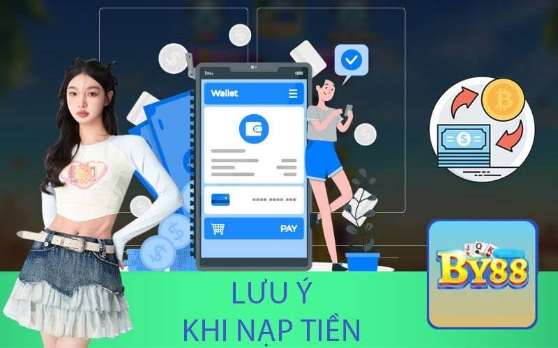 Những lưu ý khi nạp tiền By88